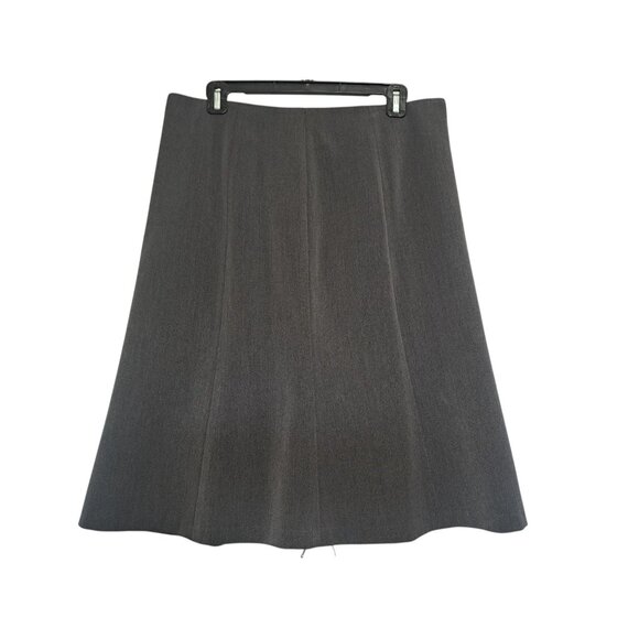 Travel Smith Womens Gray Two-Piece Suit Set Blazer & Skirt Size 12 Made In Canad - Picture 6 of 9